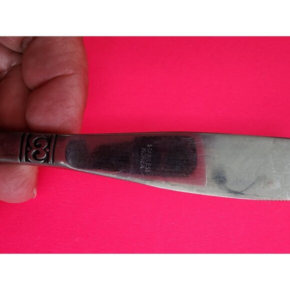 SEVILLE DINNER KNIFE SOLID HANDLE BY unbranded KOREA - Picture 3 of 3